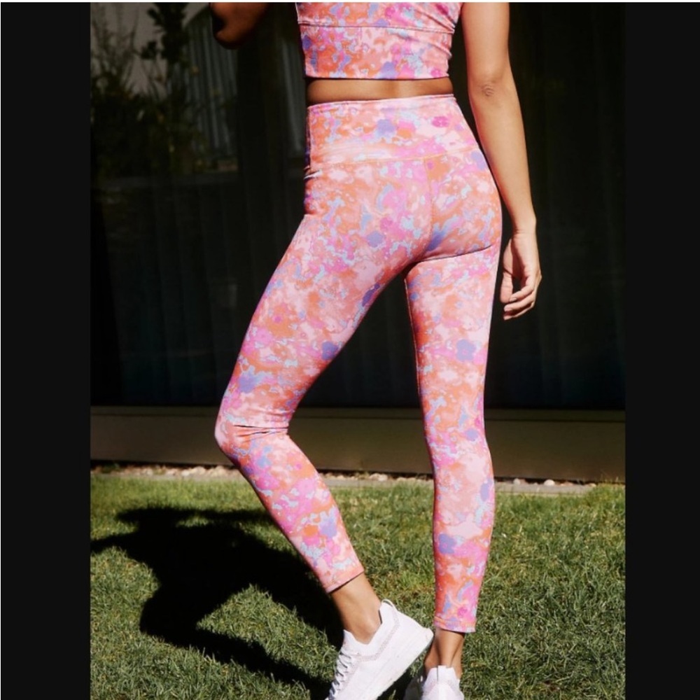 Anthropologie Multicolor W Daily Practice Liana Printed Legging Medium